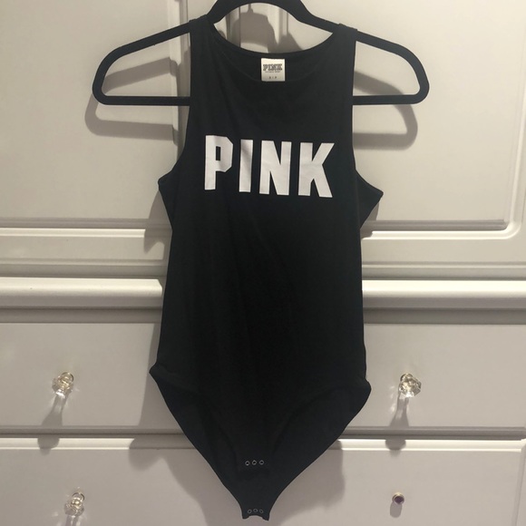 VS Pink High-Neck Bodysuit - Picture 1 of 3